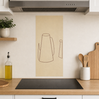 120 Pieces Kitchen Anti-Oil Wall Sticker, 90cm Rectangular Backsplash Sheet
