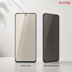 144 Pieces 5D Privacy Tempered Glass Screen Protectors for a Compatible Phone, 9H Hardness