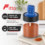 240 Pieces Retractable Spice Jar Seasoning Dispenser, 1 Piece, Assorted Color