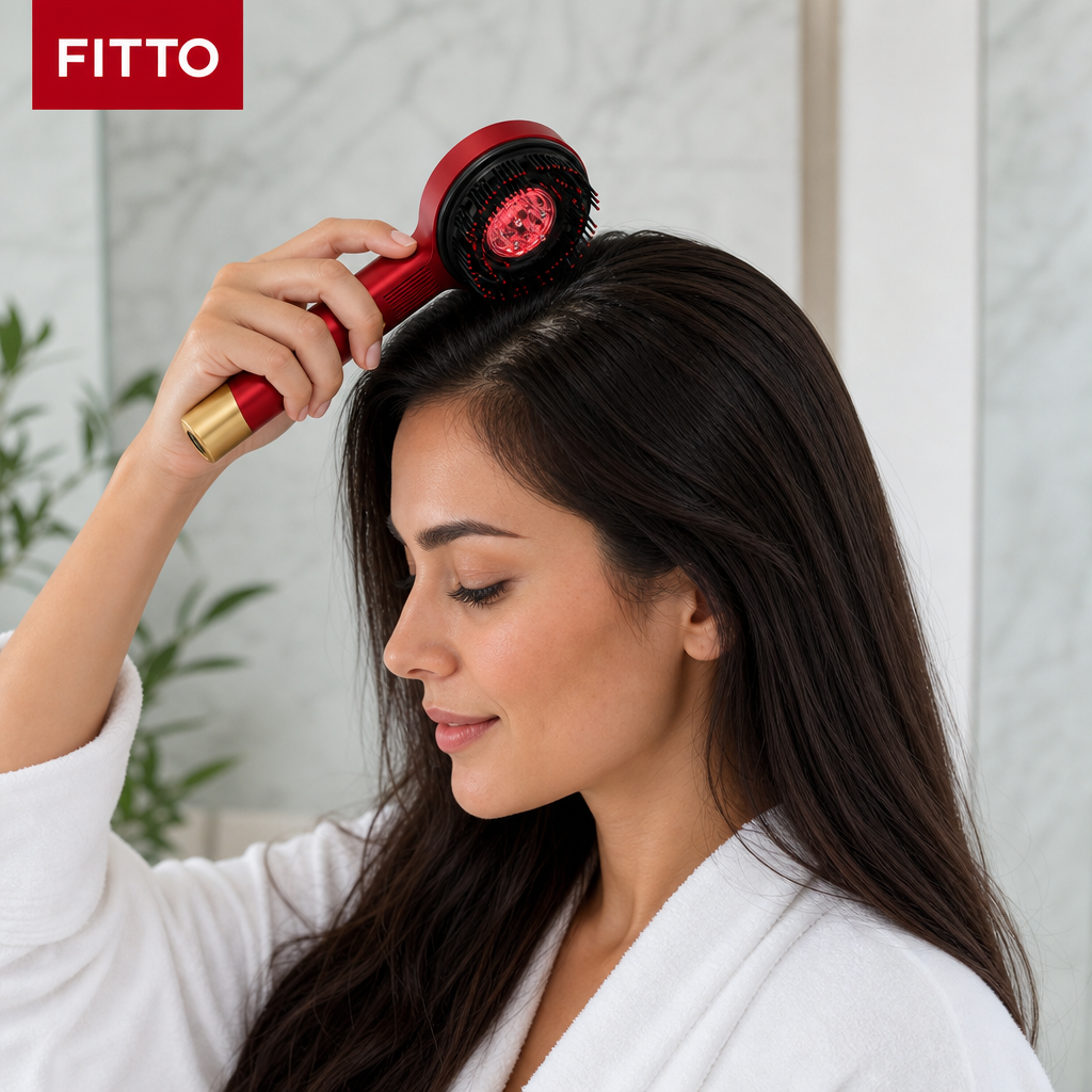 60 Pieces Red Oil-Dispensing Scalp Massage Comb, 1 Piece, Handheld Hair and Scalp Care Tool
