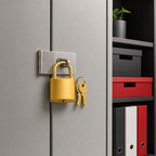 240 Pieces Gold-Plated Padlock with Keys, 5 cm, Gold, 1 Set