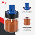 240 Pieces Retractable Spice Jar Seasoning Dispenser, 1 Piece, Assorted Color