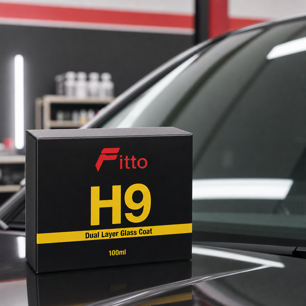 48 Pieces H-9 Dual Layer Glass Coating, 100 ml, Water-Repellent Automotive Surface Treatment