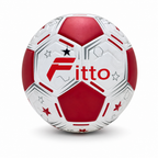 72 Pieces Football Size 5, White Ball with Coloured Panels for Training, Practice and Recreational Play