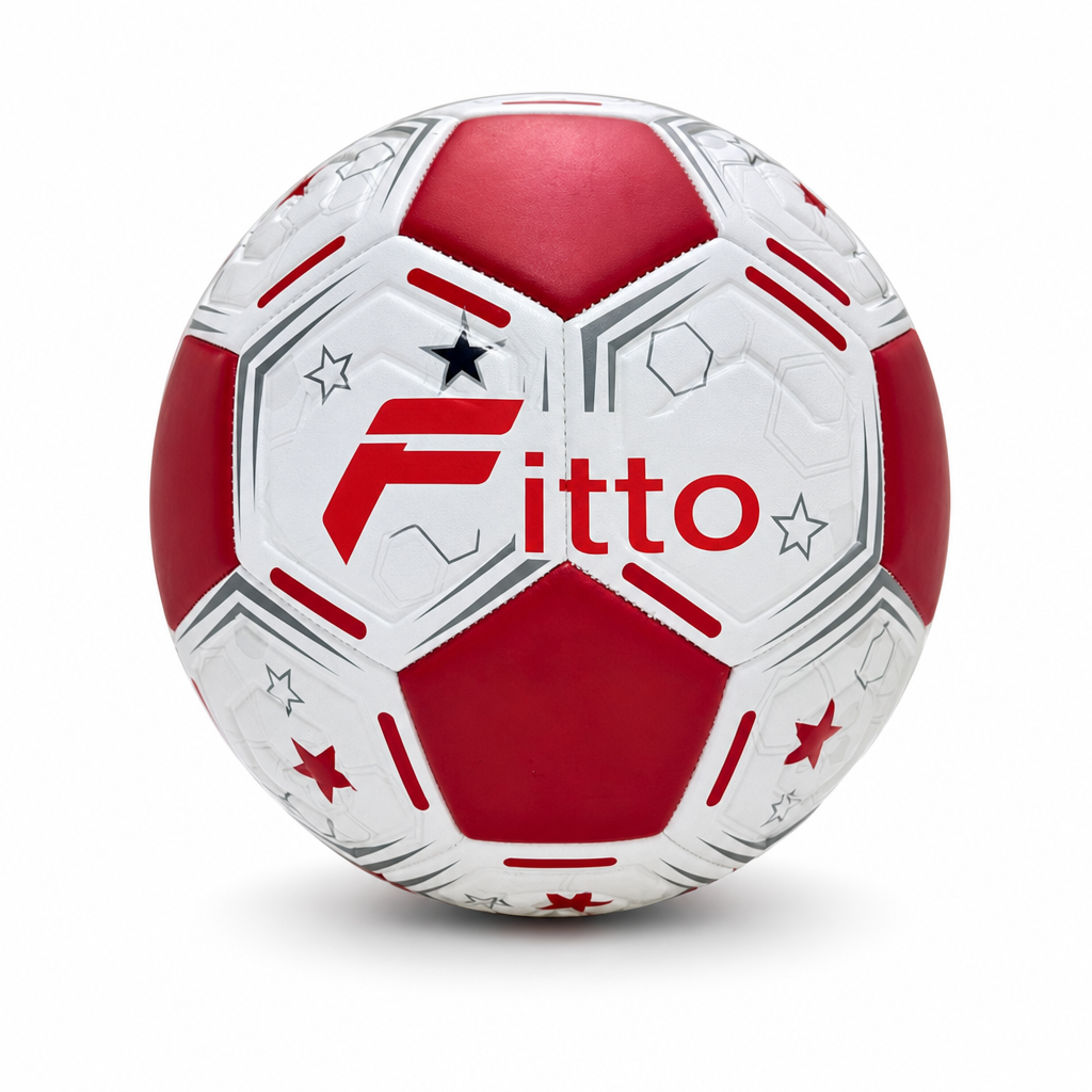 72 Pieces Football Size 5, White Ball with Coloured Panels for Training, Practice and Recreational Play