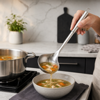 72 Pieces Stainless Steel Soup Ladle, 32 cm, Silver, Single Serving Utensil for Kitchen Cooking