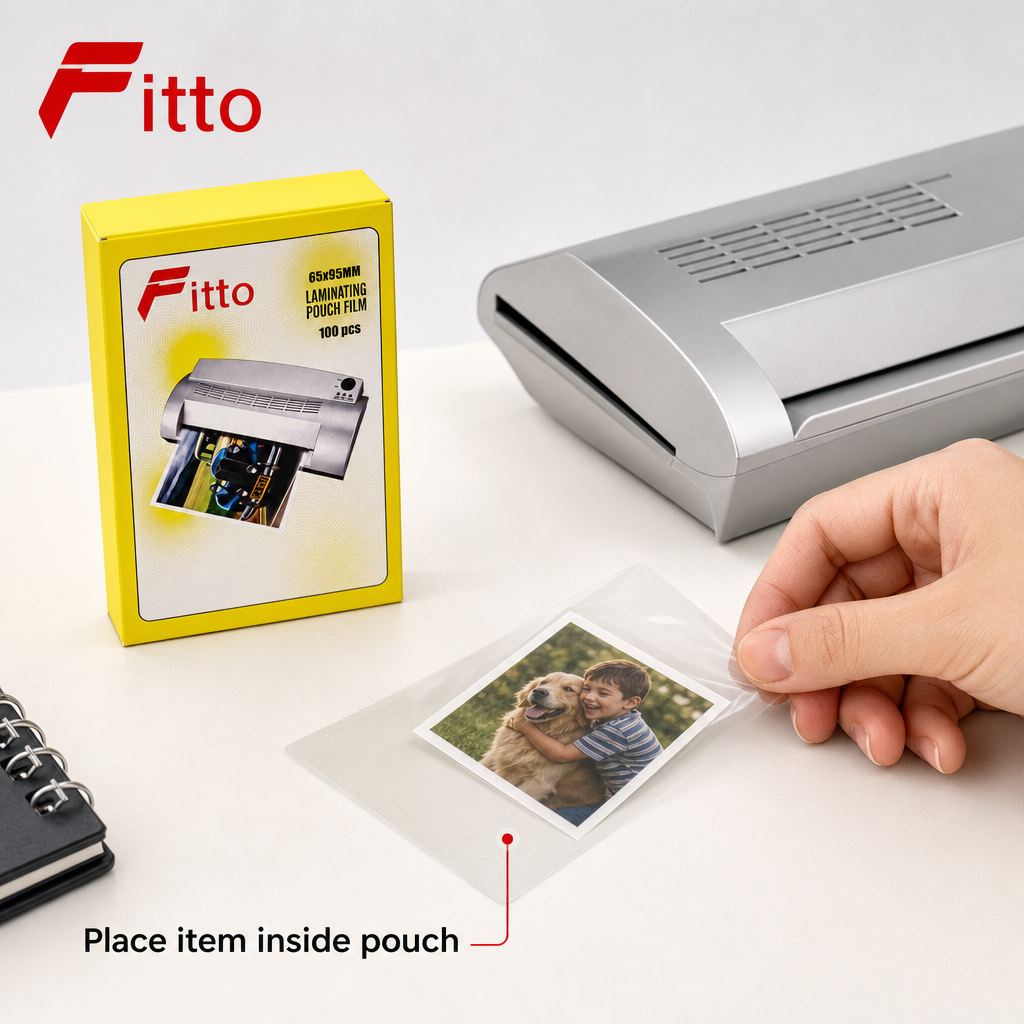 240 Pieces Laminating Pouch Films, 65 x 95 mm, 100-Pack for Document and Photo Projects