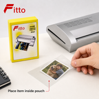 240 Pieces Laminating Pouch Films, 65 x 95 mm, 100-Pack for Document and Photo Projects