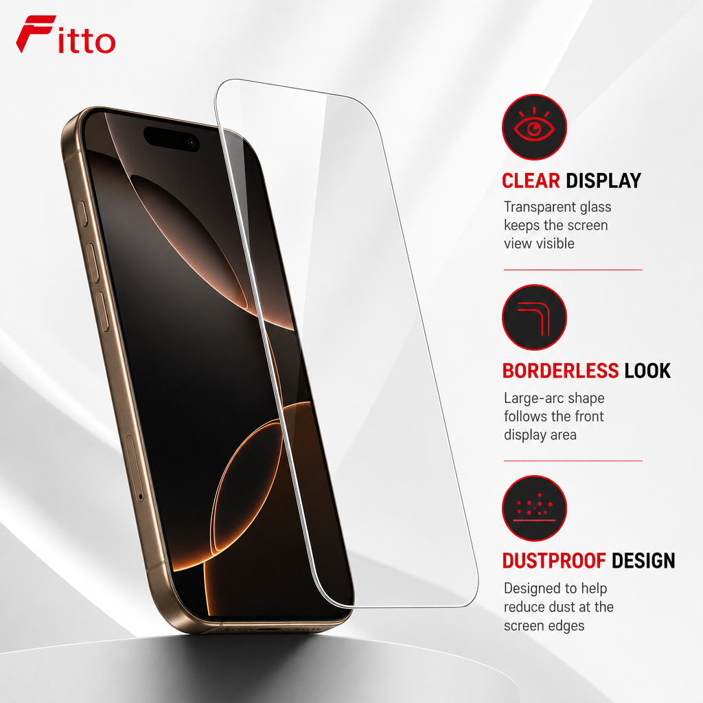 120 Pieces Screen Protectors for iPhone 16 Pro, 5D HD Tempered Glass, Borderless Dustproof Design
