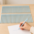 96 Pieces Ball Pens, Light Blue Body, 50 Pack For Office School And Note Taking