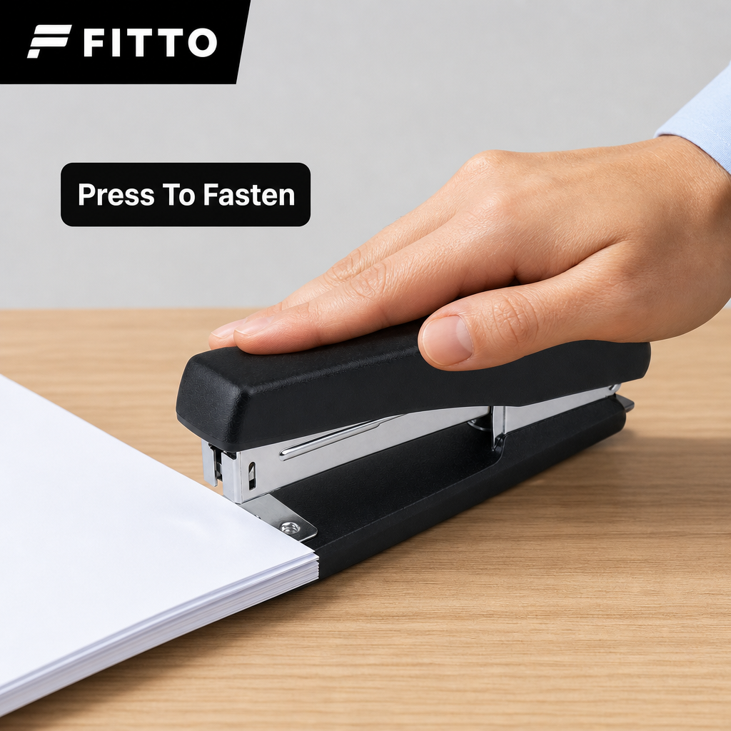 120 Pieces Heavy-Duty Staplers, Black, 65 mm, 25-Sheet Capacity, Compatible with 24/6 and 26/6 Staples, 1 Piece