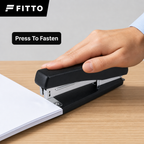 120 Pieces Heavy-Duty Staplers, Black, 65 mm, 25-Sheet Capacity, Compatible with 24/6 and 26/6 Staples, 1 Piece