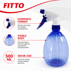 240 Pieces 500 ml Plastic Trigger Spray Bottle, Assorted Colour, 1 Piece
