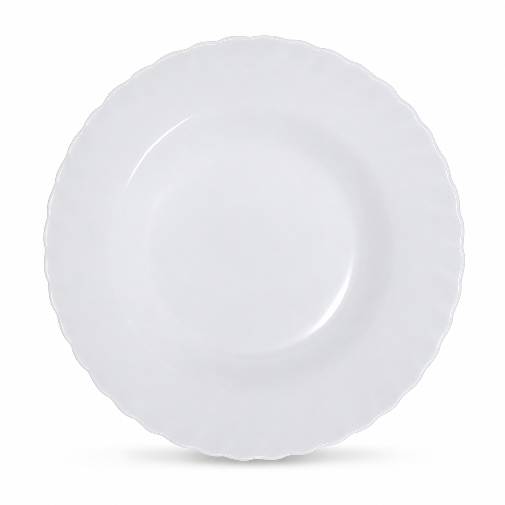 120 Pieces Soup Plate, 8 Inch, Round White Tablewares