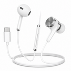 120 Pieces Wired Stereo Earphones with Microphone, Bass Audio and Noise Reduction