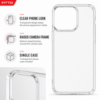 144 Pieces Crystal Clear Phone Cases with Raised Camera Frame for Specified Large-Format Smartphone Model