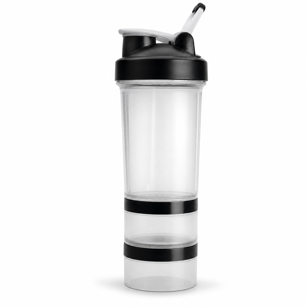 96 Pieces Sports Water Bottles with Flip Spout, Clear and Black, 1 Piece