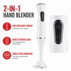 72 Pieces White 2-in-1 Hand Blender, Single Piece Kitchen Appliance