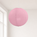 144 Pieces Pink Paper Wire Lantern, 25 cm, 1 Piece