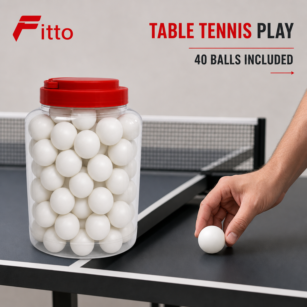 72 Pieces Table Tennis Balls, 40-Piece Pack for Practice and Recreational Play