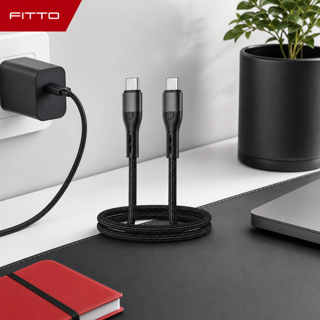 120 Pieces Type-C to Type-C Fast Charging Cable, 100W