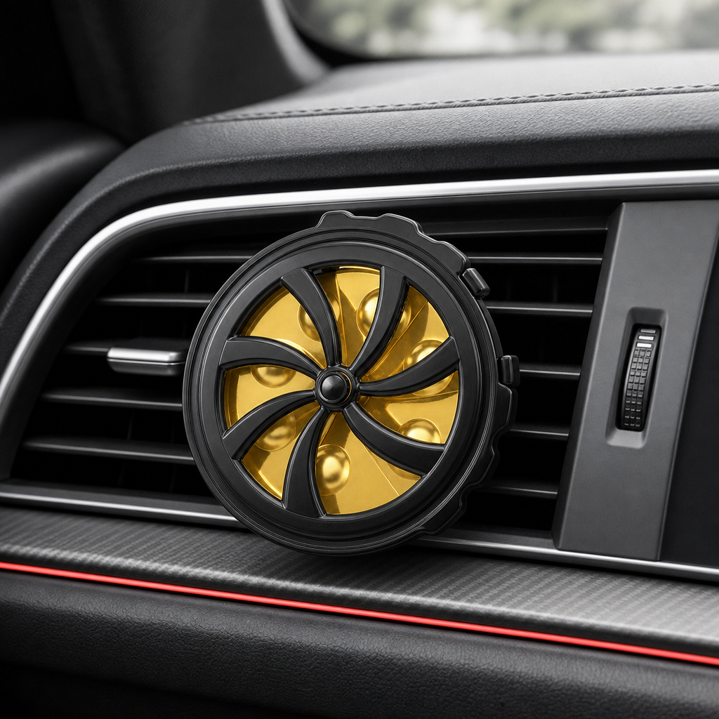 96 Pieces Turbine Car Vent Air Freshener, Gold, Single Piece