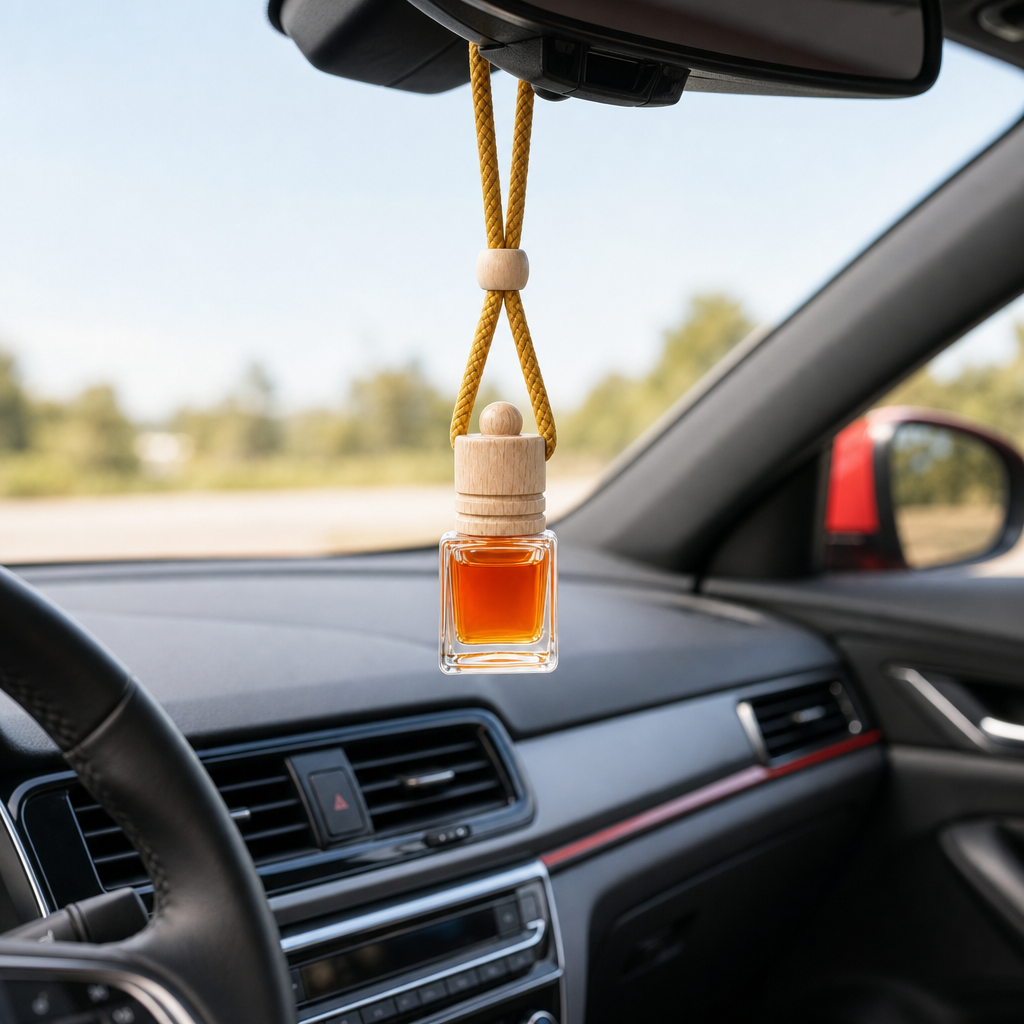 96 Pieces Hanging Bottle Car Air Fresheners, Vanilla Scent, Single Unit