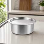 48 Pieces Stainless Steel Cooking Pot with Lid, 26 cm, Silver