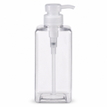 96 Pieces Clear 700 ml Liquid Soap Dispensers Bottle with Pump, Square Countertop Design