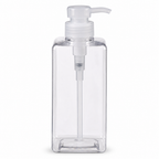 96 Pieces Clear 700 ml Liquid Soap Dispensers Bottle with Pump, Square Countertop Design