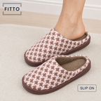 96 Pieces Closed-Toe Bath Slippers for Adults, Red or Brown, EU Sizes 38–45, 1 Pair