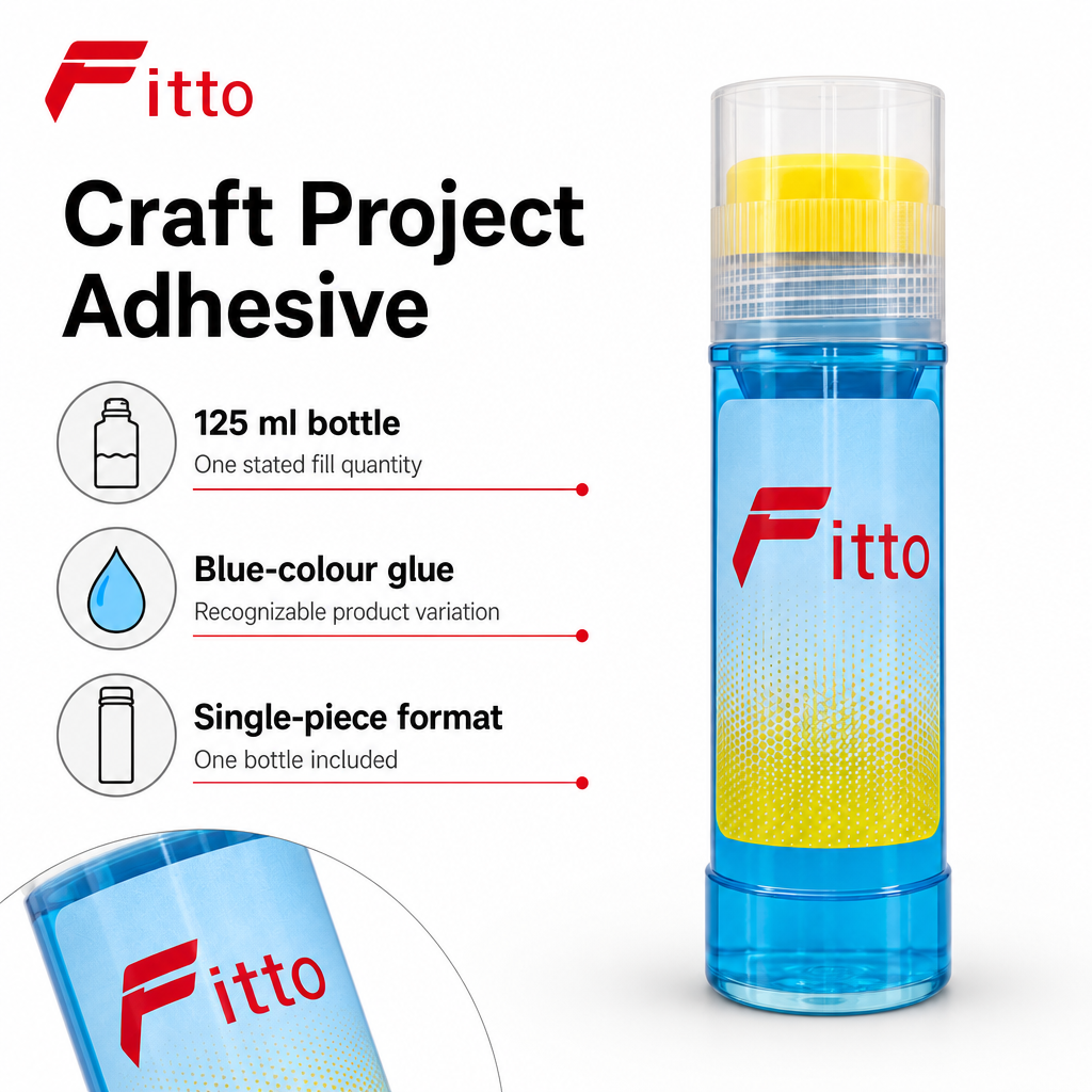 240 Pieces Craft Glues, Blue Colour Adhesive, 125 ml, 1 Piece