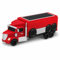 48 Pieces Portable Wireless Speaker, Truck-Shaped Design, Solar Charging, 15W Output, Red