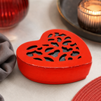 144 Pieces Heart-Shaped Box, Red, 14 x 13 x 4 cm, 1 Piece