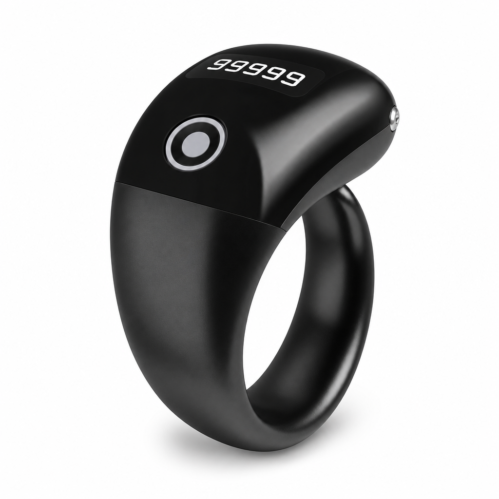 72 Pieces Digital Tasbih Counter Ring, 3-in-1 With 18mm, 20mm and 22mm Ring Sizes