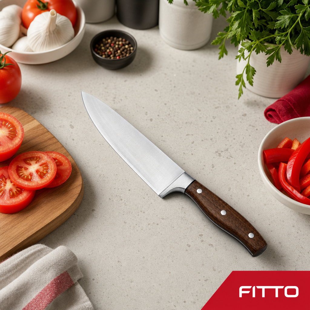 72 Pieces Chef's Knife 8 Inch Single Kitchen Knives for Food Preparation