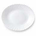 96 Pieces Opal Glass Dinner Plate, Round, 9.5 Inch, White