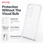 240 Pieces Clear Anti-Burst Protective Phone Cases with Reinforced Corners for S25 Ultra