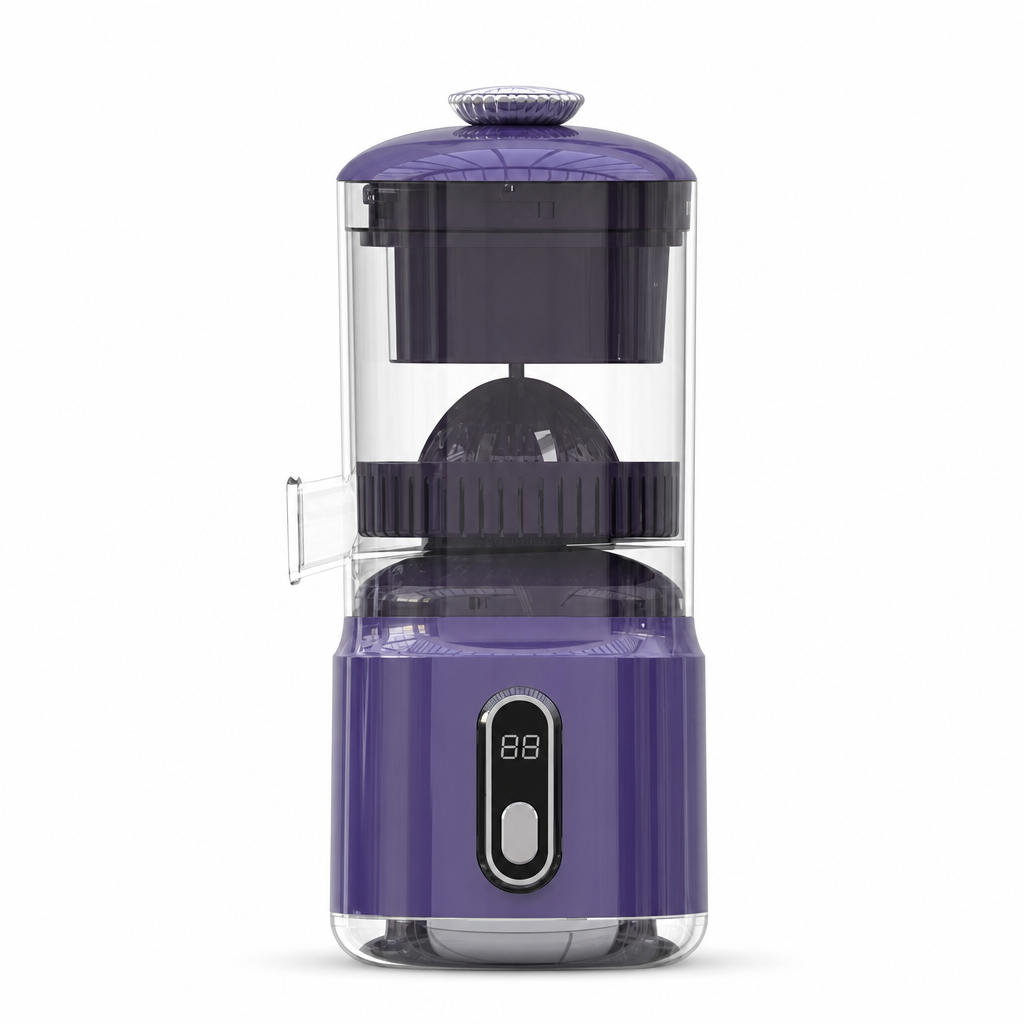48 Pieces Rechargeable Citrus Juicers with USB Charging, Purple, Single Unit