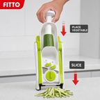 96 Pieces Adjustable Julienne Vegetable Slicer, White and Green, 1 Piece