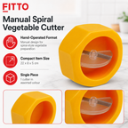 120 Pieces Manual Spiral Vegetable Cutter and Cucumber Slicer, Assorted Colour, 1 Piece, 22 x 8 x 5 cm