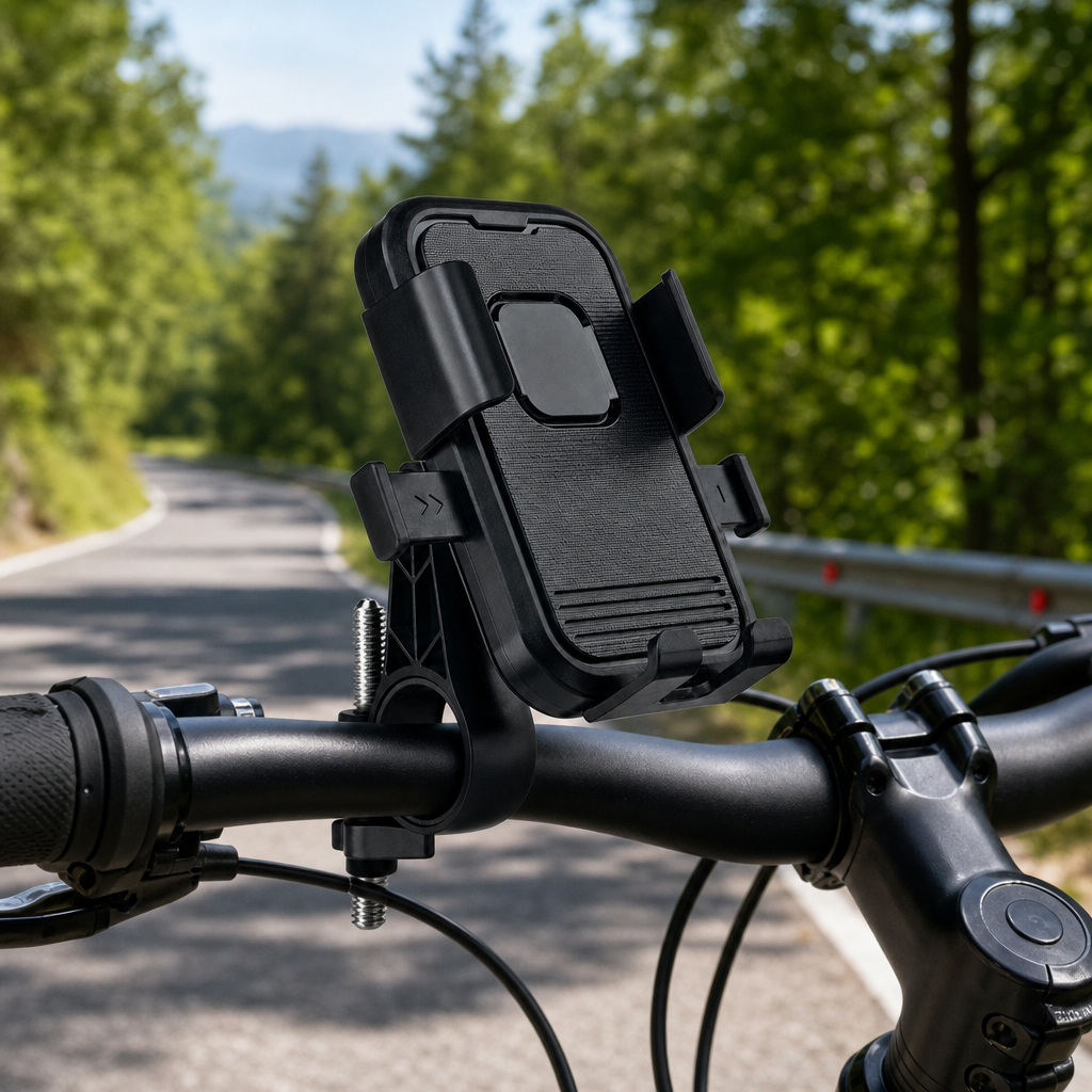 96 Pieces Bicycle Motorcycle Phone Holder with Adjustable Clamp and 360 Degree Rotation