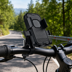 96 Pieces Bicycle Motorcycle Phone Holder with Adjustable Clamp and 360 Degree Rotation