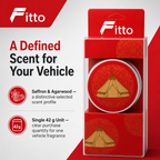 96 Pieces Car Air Fresheners, Saffron & Agarwood Scent, 42 g, Single Pack