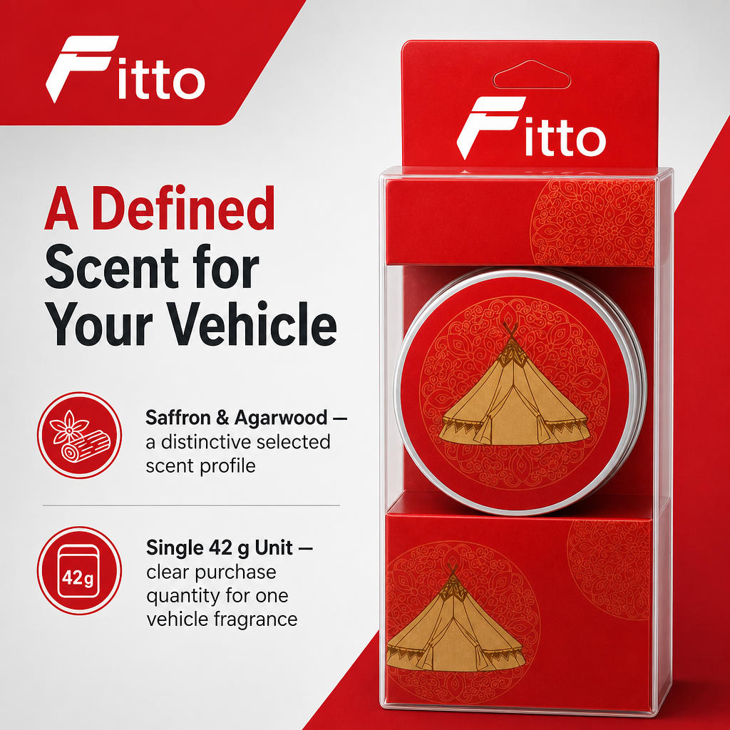 96 Pieces Car Air Fresheners, Saffron & Agarwood Scent, 42 g, Single Pack