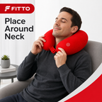72 Pieces Electric Neck Massage Pillow with Heat and Vibration, Assorted Colour, 1 Piece