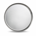 96 Pieces Stainless Steel Serving Trays, Round 26 cm, Reflective Finish