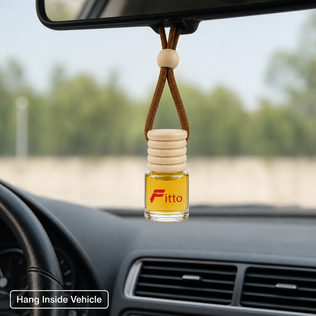 144 Pieces Hanging Bottle Air Freshener, Oud Scent, Compact Vehicle Fragrance Accessory, 8 x 4 x 4 cm