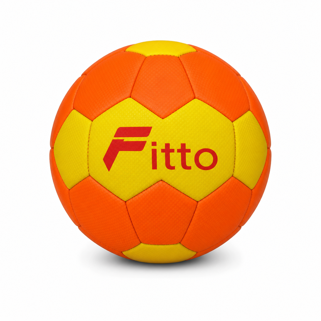 96 Pieces Handball Size 2, Orange and Yellow, Single Sports Ball for Training and Matches