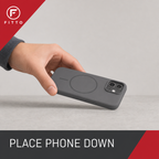 120 Pieces Silicone Magnetic Phone Cases with Raised Camera Protection, Gray